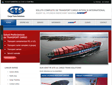 Tablet Screenshot of cargo-romania.com